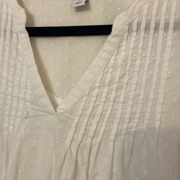 Old Navy, size XXL, white puffy sleeve blouse - Picture 3 of 5
